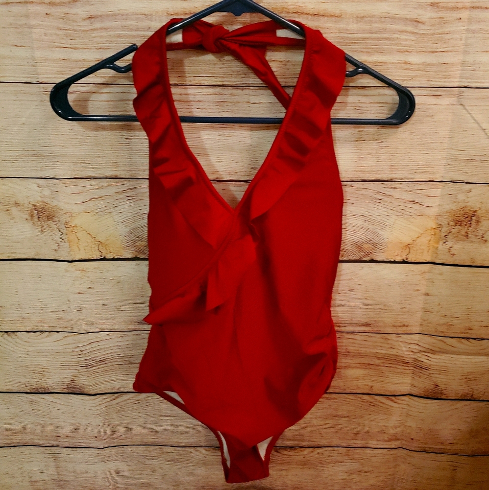 Cupshe Red Medium Swimming suit